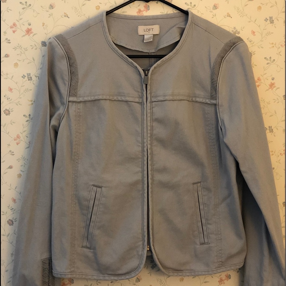 Loft Pastel Blue Jacket NWOT